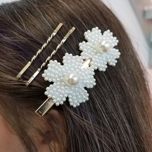 Floral Hair Pins (3 pins as seen)